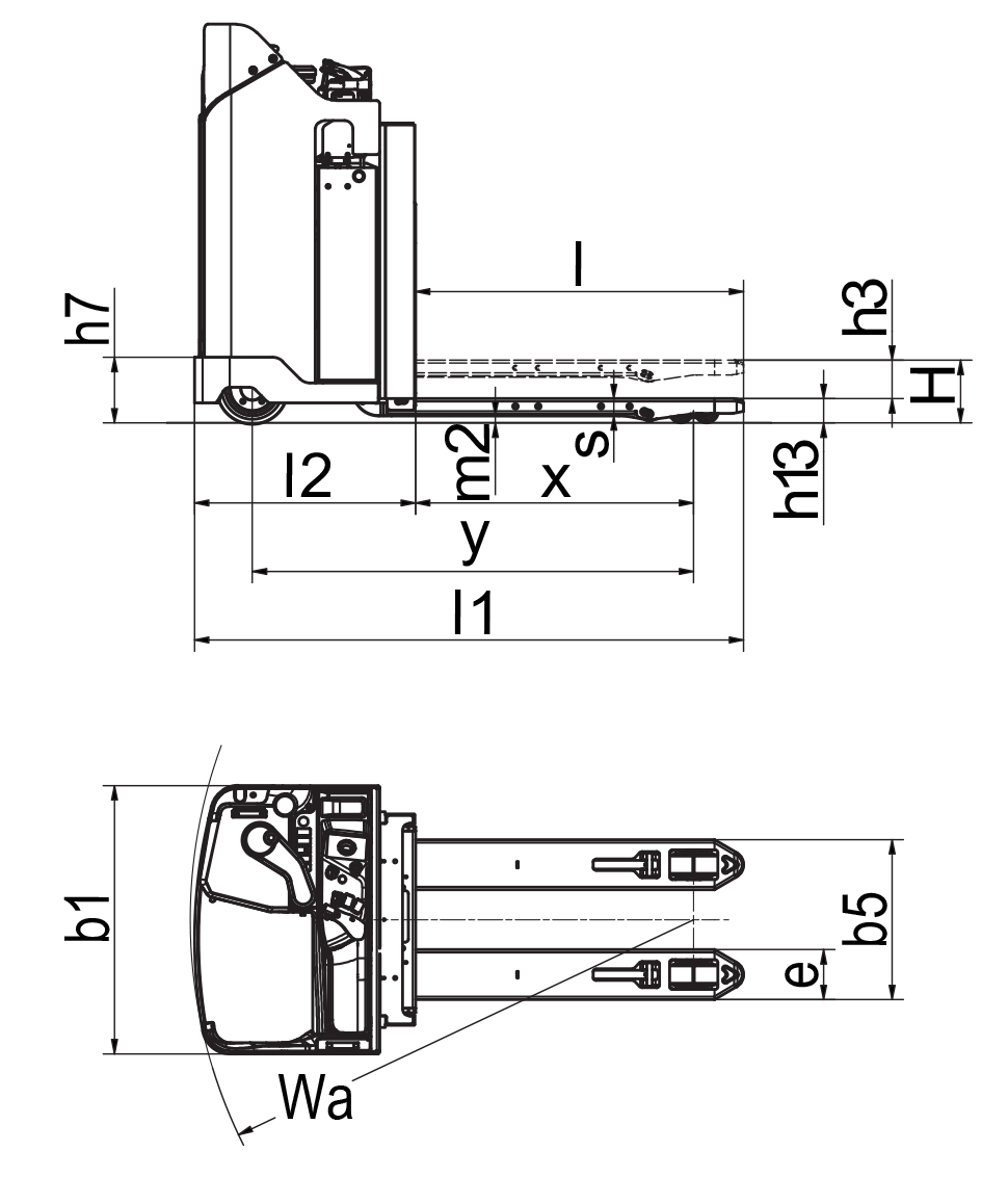 Power pallet, stand-in, 2.0–3.0 tonnes, PBR20-30N2 series